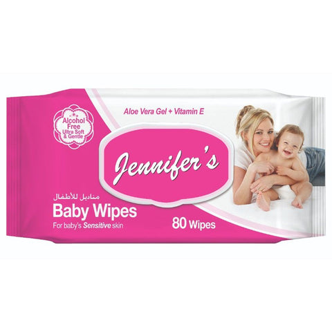 Jennifer's Baby Wipes - 80 pcs