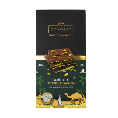 Dubai Pistachio Kunafa Camel Milk Chocolate 60g