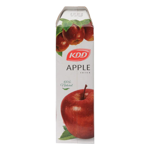 Kdd 100% Natural Apple Juice, No Added Sugar, 1 Liter