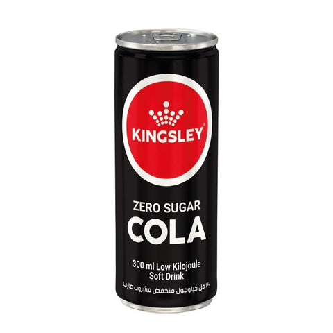 Kingsley Zero Cola Can 300Ml