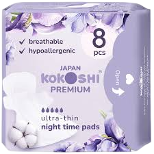 Kokoshi Ultra-Thin Night Pads 8pcs 300mm