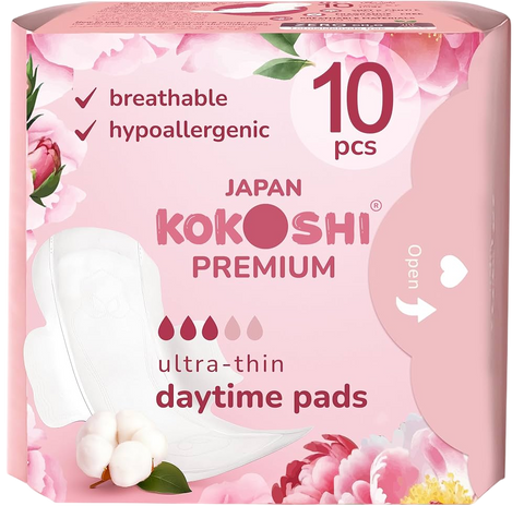 Kokoshi Ultra-Thin Pads 245mm 10pcs