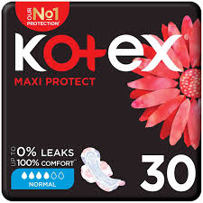 Kotex Super Maxi Thick Pads, 30pcs