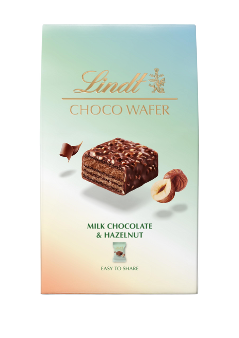 Lindt Wafer Hazelnut Bag 8 x 135g