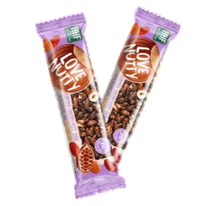 Snack Bar  Cocoa Hazelnut Bar with Raisins 12 x 40g PACK