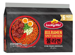 Lucky Me! Bulramen Spicy Chicken 6 x 60g