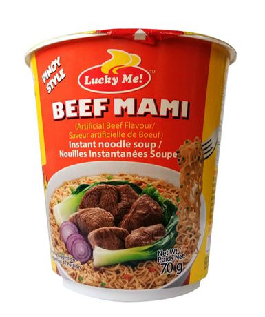 Lucky Me Supreme Cups Beef Mami 6 x 70g