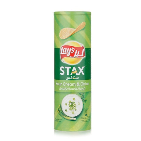 Lay’s Stax Sour Cream and Onion Potato Crisps, 170g