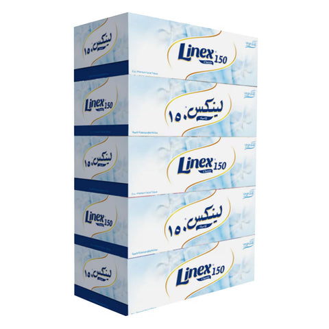 Linex Classic facial Tissue 150 Sheets*5