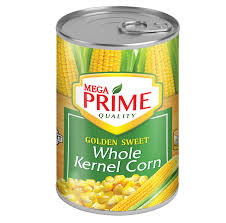 MEGA PRIME WHOLE KERNEL CORN 425 G