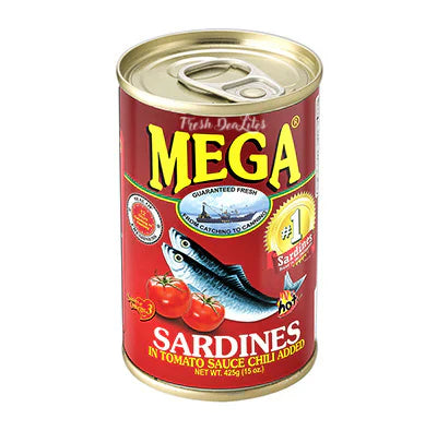 Mega Sardines In Tomato Sauce Chili Added