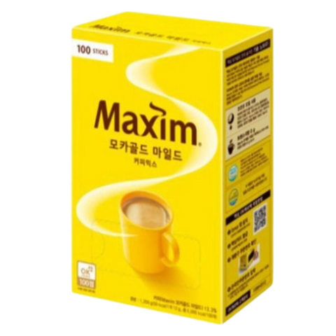 Maxim Mocha Gold Mild Instant Coffee Mix 100 x 12g