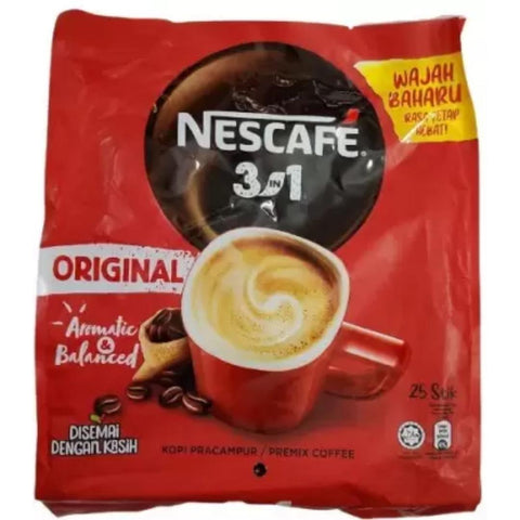 Nescafe 3 in 1 Original Aromatic & Balanced 25x18g, 450g
