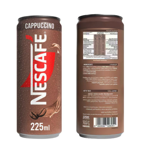 Nescafe Ice Coffee Cappuccino 225Ml Can