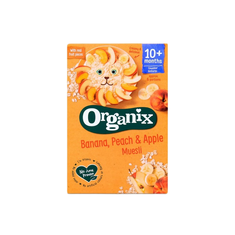 Organix Banana Peach & Apple Muesli 200g