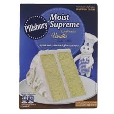Pillsbury Golden Vanilla Cake Mix 485g
