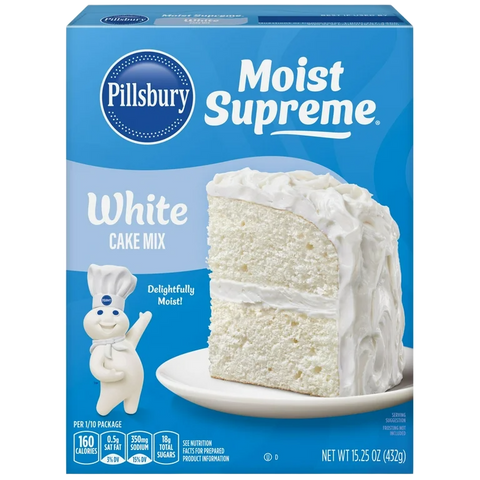 Pillsbury White Cake Mix 485g