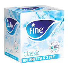 Plain Facial Tissue 100 Sheets
