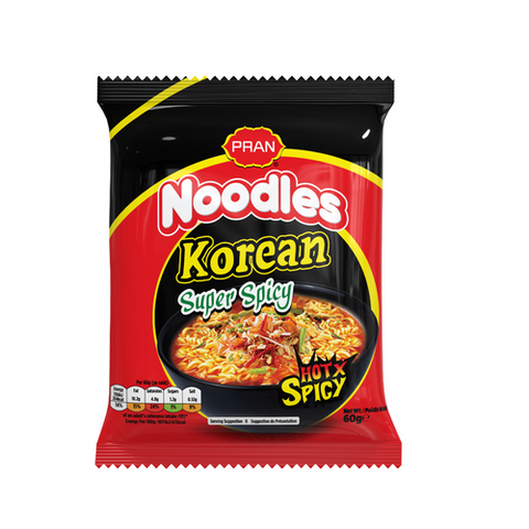 Pran Korean Noodles Super Spicy 60G