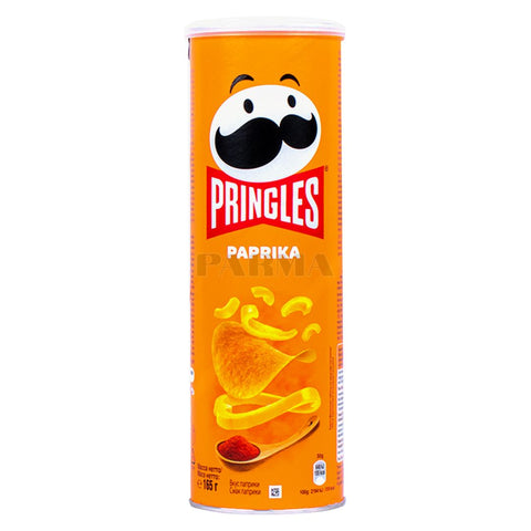 Pringles Paprika Potato Chips, 165g