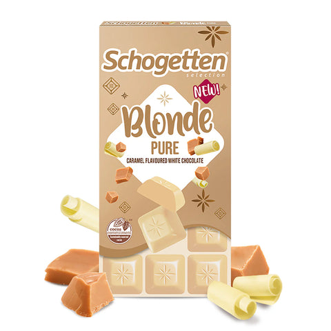 Schogetten Blonde Pure Caramel Flavoured White Chocolate 100 g