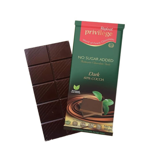Replaze Privilege Chocolate Dark 60% Cocoa 100 g