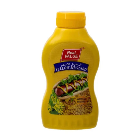 Real Value yellow mustard sauce 255 g