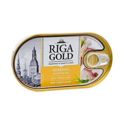 Riga Gold Herring Fillet In Oil 190G