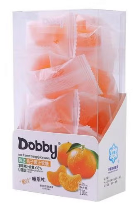 Dobby Orange Juice Gummy, 100g