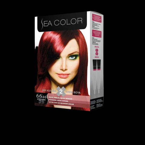 Sea Color Hair Dye 66.46 FIRE RED