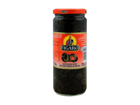 Figaro Sliced Black Olive 230g