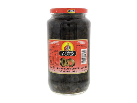 Figaro Sliced Black Olive 480g