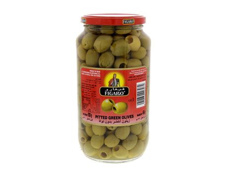 Figaro Pitted Olives Green 454g