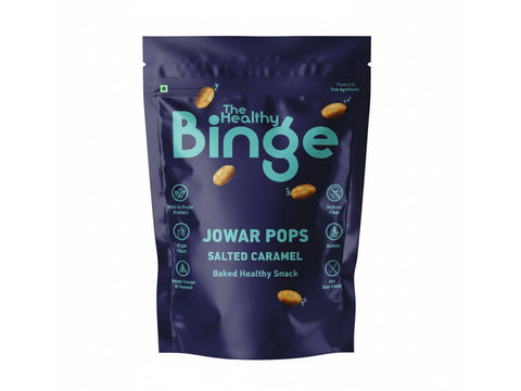 Healthy Binge Jowar Pops Salted Caramel 40g