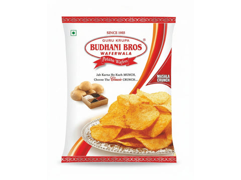Budhani Bros Potato Wafers Masala 52g
