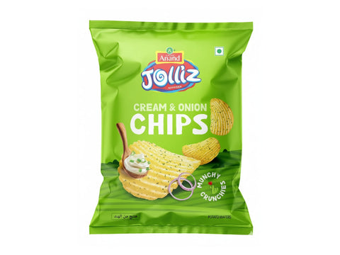 Anand Jolliz Cream & Onion Chips 135g