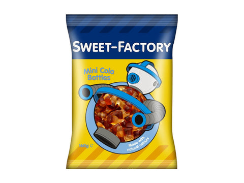 Sweet Factory Mini Cola Bottles 160g
