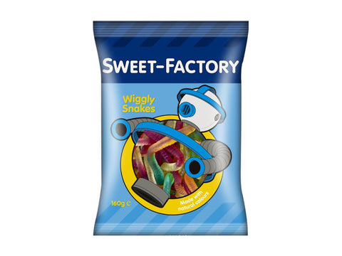Sweet Factory Wiggly Snakes 160g