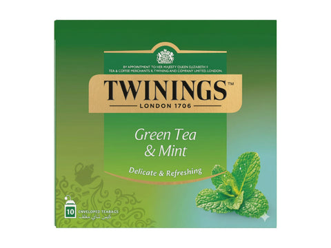 Twinings Green Tea + Mint Meast 1,5g 10 Teabags