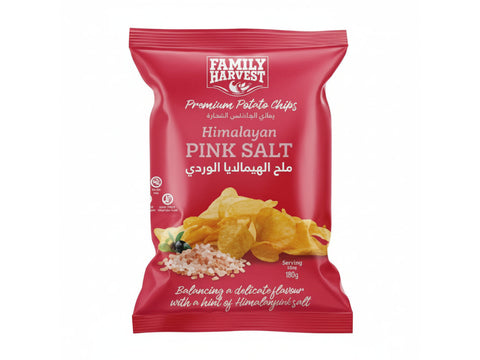 Family Harvest Potato Chips Himalayan Pink Salt, 45g