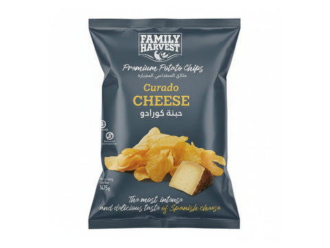 Family Harvest Potato Chips Curado Cheese, 45g