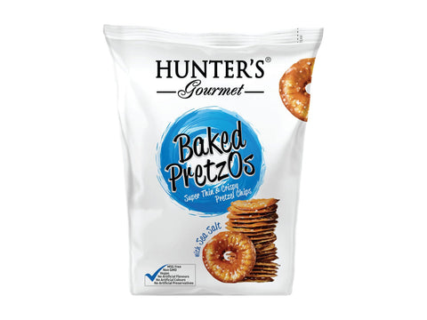 Hunter’s Gourmet Baked PretzOs with Sea Salt 180g