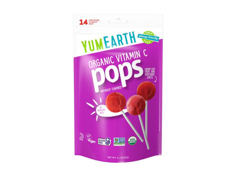 Yum Earth Organic Fruit Pops Vitamin C 87g