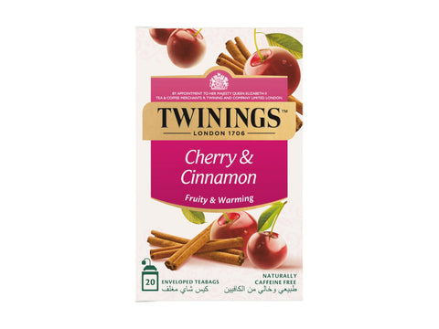 Twinings Cherry + Cinnamon Meast 2g 20 Teabags