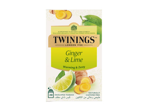 Twinings Ginger + Lime Meast 1,5g 20 Teabags