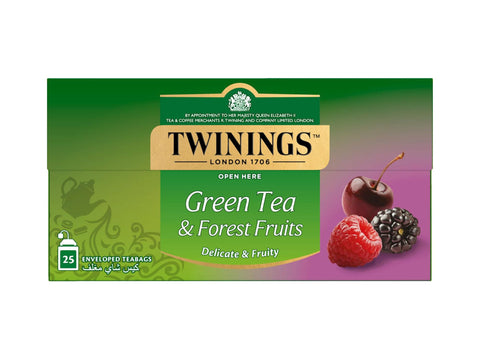 Twinings Green+ Forest Fruits Meast 1,5g 25 Teabags