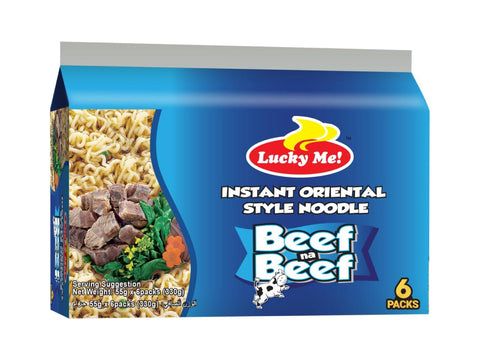 Lucky Me Im Beef 55g Pack Of 6