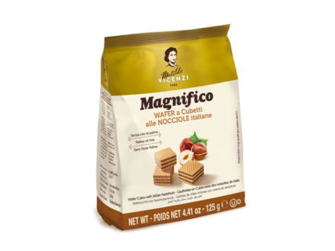 Vicenzi Magnifico Hazelnuts Wafer Cubes 125g