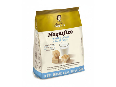 Vicenzi Magnifico Milk Wafer Cubes 125g