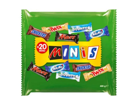 Minis Mixed Chocolate 400g (20 pieces)